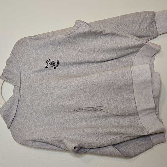 NWT Alpine Design Womens AD Hike Hoodie Size XL Gray Heather Fleece Pullover - Picture 1 of 6